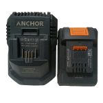 دریل چکشی شارژی براشلس 20 ولت 2 باتری آنکور مدل DCE1 ارزان