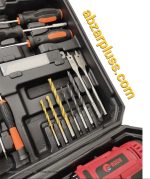 کیت دریل شارژی 12 ولت 2 باتری ادون