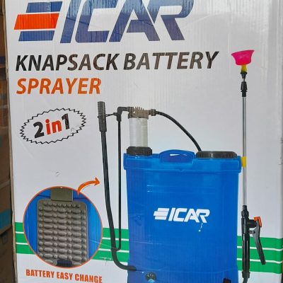 سمپاش دو کاره شارژی و دستی 20 لیتری ایکار