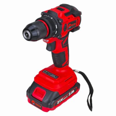 دریل شارژی موتور براشلس با قدرت از برند ادون 21 ولت دو باتری