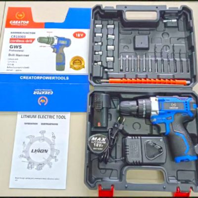 خرید دریل شارژی 18 ولت کریتور
