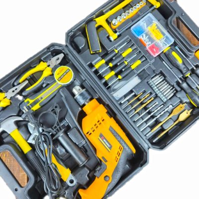 دریل برقی اینتیمکس به همراه لوازم مناسب کارهای خانگی به صورت اقساط 4 ماهه در ابزار پلاس