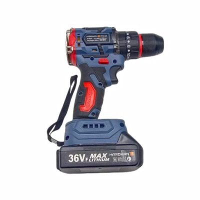 دریل شارژی چکشی موتور براشلس هاردمن مدل 2108 با قدرت بالا و دو عدد باتری