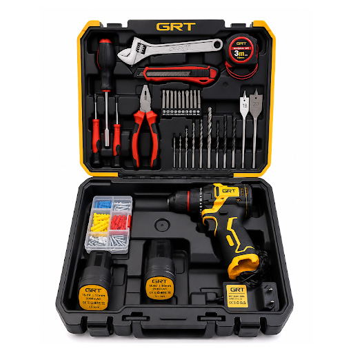 کیت دریل شارژی GRT با گارانتی یکساله و کیفیت عالی