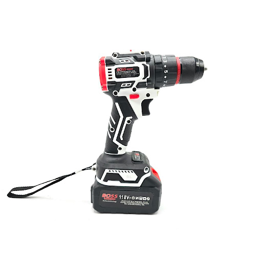 دریل شارژی 118 ولت براشلس با لوازم مدل باس با فدرت بالا